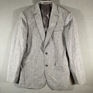 Tie‎ Bar Wool Blazer Gray 42L 21664